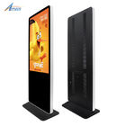 Multitouch Interactive Floor Standing Digital Signage High Resolution 75 Inch