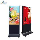 Indoor Floor Standing Digital Signage Advertising Player Double Sides FCC