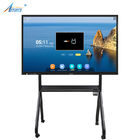 75 Inch Smart Interactive Board Panel 60hz 350nits Multiple Users Support