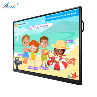 Large Intelligent Smart Interactive Whiteboard 75 Inch With Android 12 System