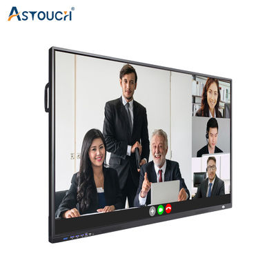 86 Inch Interactive Touch Panel Board Multitouch 60Hz Quad Core