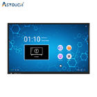 65 Inch Dual System Interactive Flat Panel IR touch with 40 points