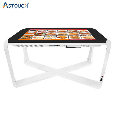 43inch Interactive Touch Table Kiosk For Restaurant And Shops