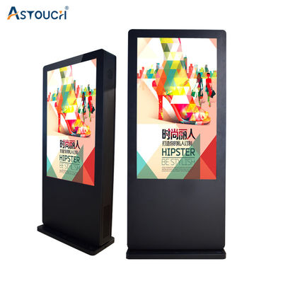 ODM All In One Digital Signage Display IP65 86 Inch Totem Kiosk