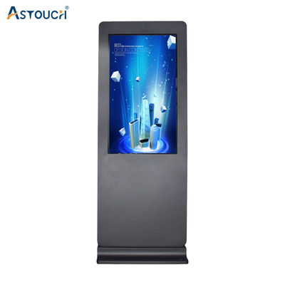 65 Inch Outdoor Digital Signage Displays Kiosk 1500nits Brightness