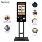 Self Service Kiosk Fast Food PCAP Touch Android Or PC Optional Support OEM