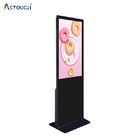 55 Inch Floor Standing Digital Signage Display Android With Capacitive Touch Screen