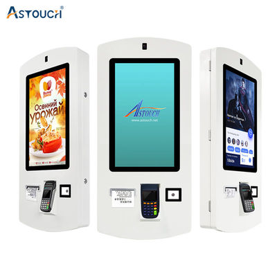 32 Inch Kiosk Self Payment Interactive Fast Food Kiosk Ordering