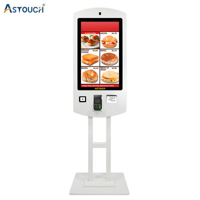 OEM Self Service Mcdonalds Ordering Kiosk 32 Inch For Restaurant