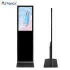 55 Inch Floor Standing Digital Signage Display Android With Capacitive Touch Screen