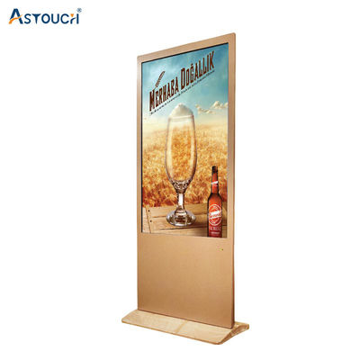 55 Inch Digital Signage Displays 350nits Advertising LCD Display OEM