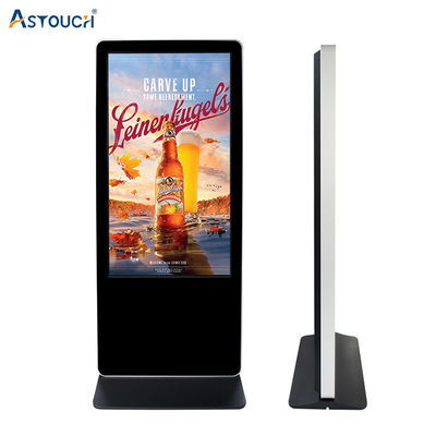 OEM Lcd Signage Display 65 Inch Digital Photo Kiosk Capacitive Touch