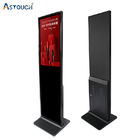 RoHS 75 Inch IR Touch Lcd Digital Signage Advertising Floor Standing 350cd / M²