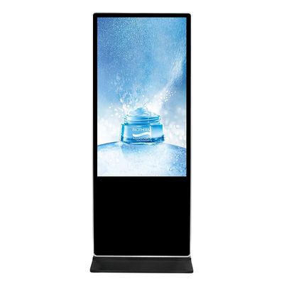 55 Inch Screen Digital Totem Sign 1920 X 1080 Resolution AC 110-240V Power Supply