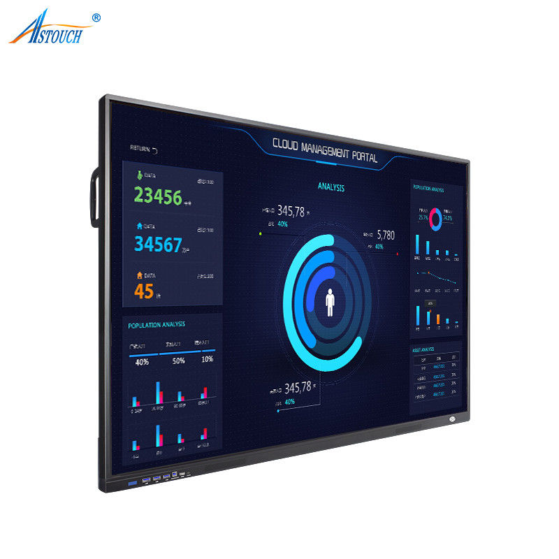 MDM / DMS Interactive Display Panel 110 Inch LCD Touch Screen Panel Whiteboard