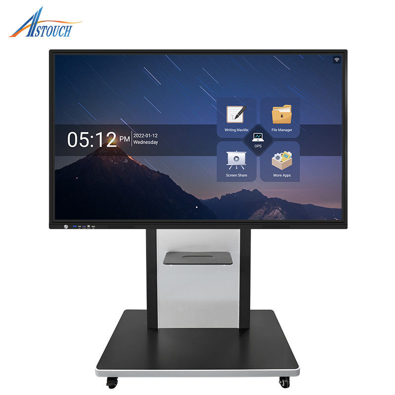 Business Interactive LCD Panel 4K Customized 75 Inch Interactive Panel