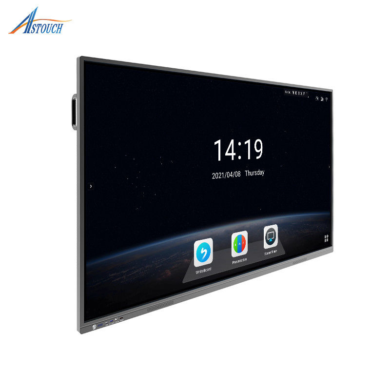 Education Lcd Interactive Whiteboard 86inch Interactive Multi Touch Display