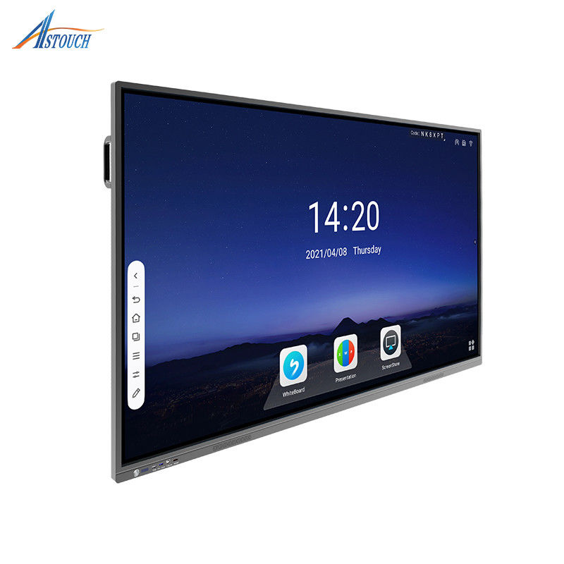 Smart 65 Inch Interactive Whiteboard Android 11 Lcd Flat Panel ODM