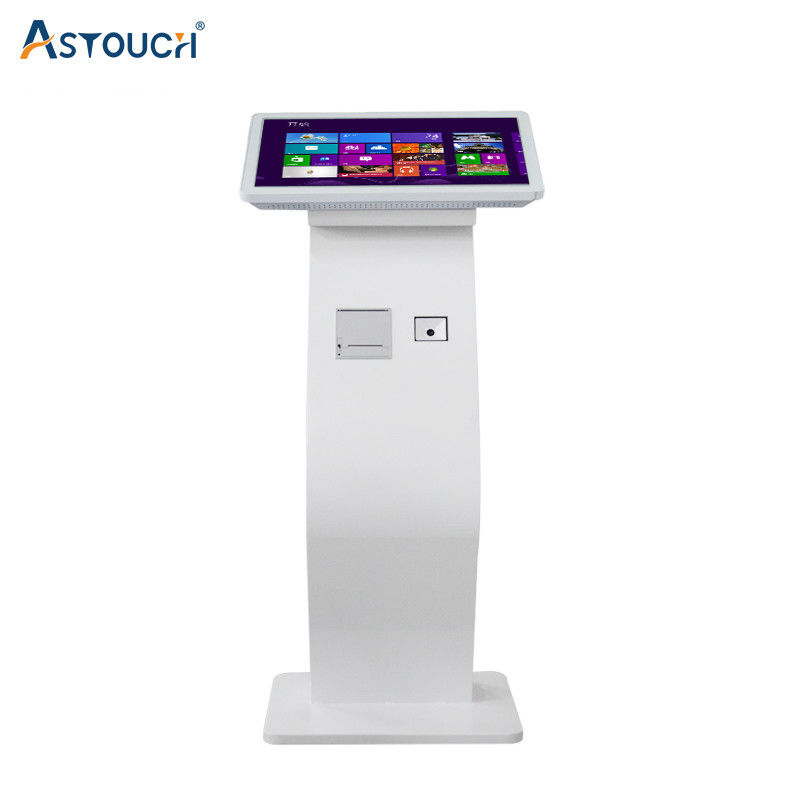 21.5 Inch Way Finding Touch Screen Kiosk Software Open Source With Printer LCD