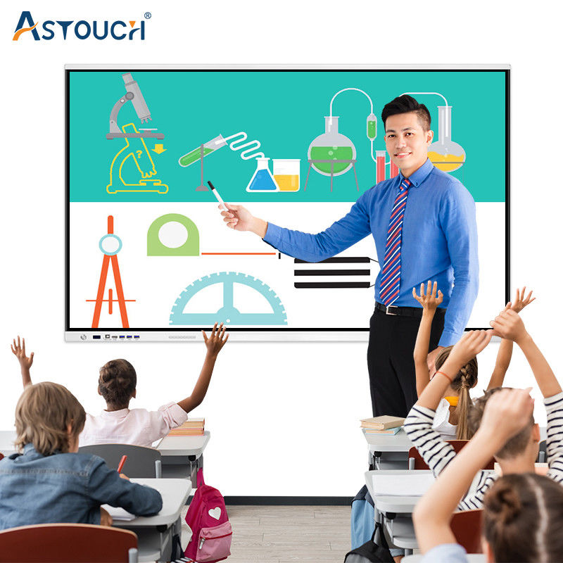 65 Inch Finger Touch Screen Interactive Whiteboard Monitor Smart Lcd Display Rohs