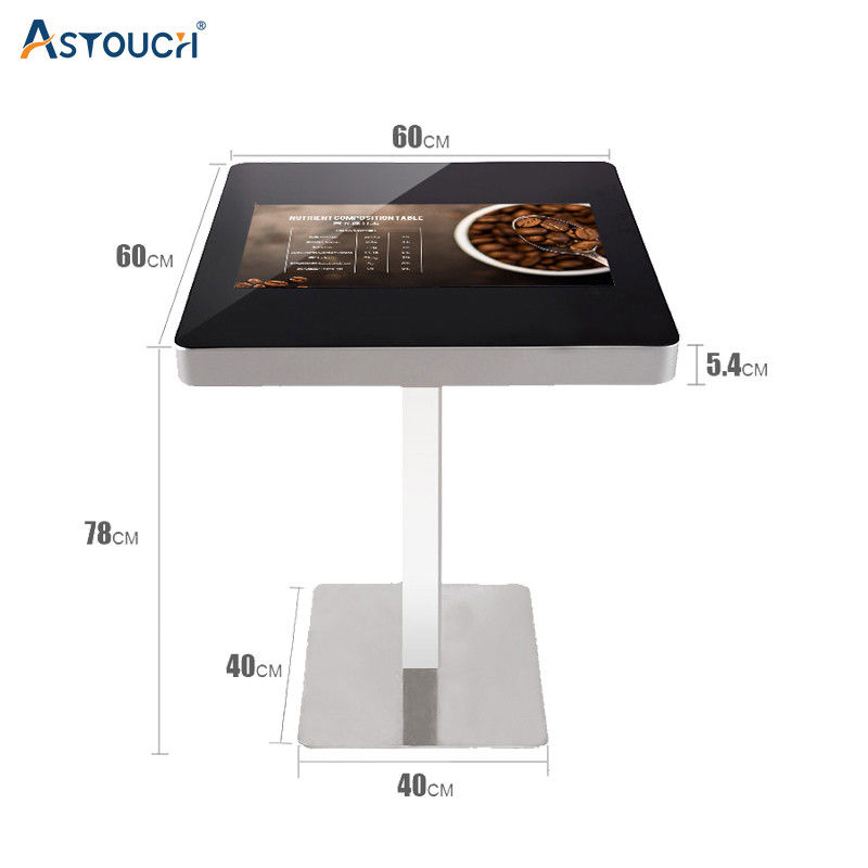 22 Inch Interactive Touch Screen Table For Restaurant And Shops