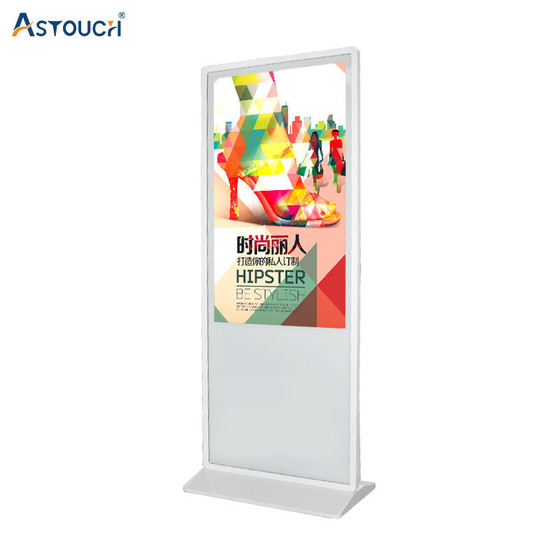 49 Inch Free Standing Digital Display Screen With IR Touch Technology