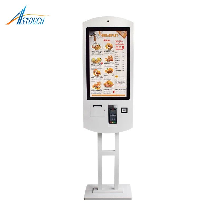 Restaurant Multi Language Self Ordering Kiosk Menu Customized