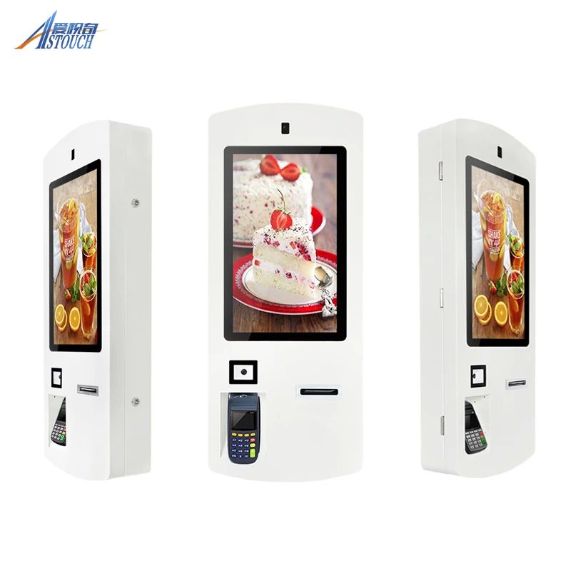 Wi-Fi/5G/Ethernet Network Floor Standing Advertising Player With 350cd/M2 Brightness
